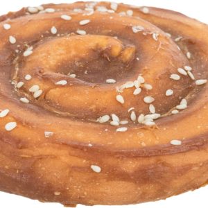 Trixie denta fun chewing pie 9X9 CM 70 GR 50 ST